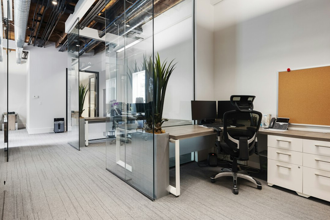 modern office workspace